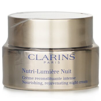 Clarins Paris Nutri-Lumiere Nuit Nourishing, Rejuvenating Night Cream, 50ml