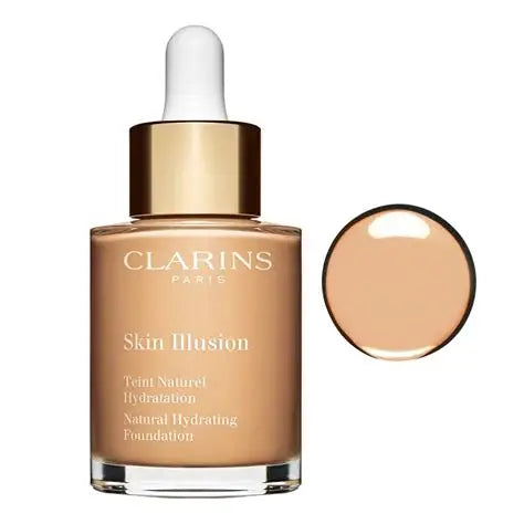 Clarins Paris Skin Illusion Natural Hydrating Foundation, SPF 15, 100.5 Cream